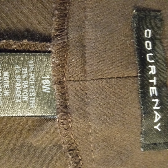 0008 Courtenay Vintage 80s Lightweight Business Casual Trousers - Picture 8 of 9